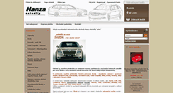 Desktop Screenshot of hanza-autodily.cz